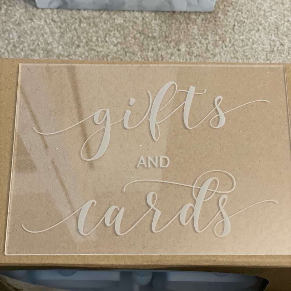 Gifts and Cards sign